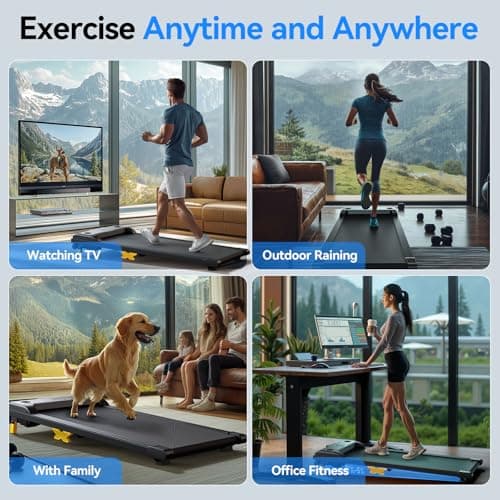 Servfit Walking Pad with Incline, 2.5HP Under Desk Treadmill, 3 in 1 Portable Treadmill with Remote Control, LED Display, Hidden Safety Switch, Mini Walking Jogging Machine for Home Office 8