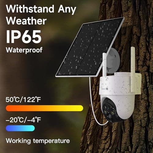 ARENTI 4G LTE Cellular Security Camera 2K, Solar Powered Live Feed Camera Outdoor Wireless for Home Security, Color Night Vision, 360° PTZ No WiFi Needed, PIR Sensor 2 Way Talk (Includes SIM Card) 7