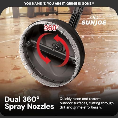 Sun Joe SPX-PCA10 10-Inch Surface, Deck and Patio Cleaning Attachment for SPX Series Pressure Washers 5