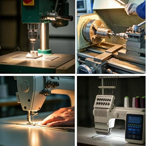 FAJ Magnetic Sewing Machine Light 12-Inches Flexible Gooseneck Arm Multifunctional Worklight, 60 Bright Daylight LEDs for Woodworking, Lathes, Drill Presses, Workbenches 6