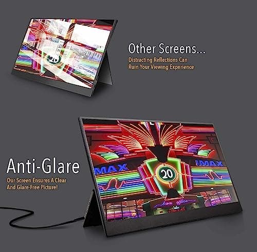SideTrak Solo Pro 15.8" Portable Monitor for Laptop | FHD 1080P LED IPS Dual Display w/Anti-Glare Screen, USB & Mini HDMI, Laptop Monitor Extender for Mac, PC, Chrome, HDR & Speakers 7