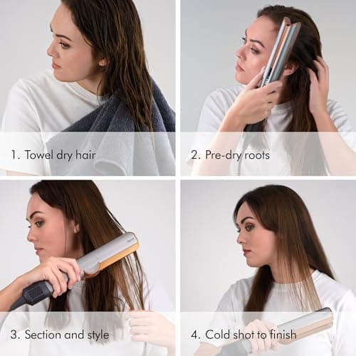 Dyson Special Edition Airstrait™ Straightener in Strawberry Bronze and Blush Pink 12