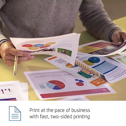 HP Color LaserJet Pro M255dw Wireless Laser Printer, Remote Mobile Print, Duplex Printing, Works with Alexa (7KW64A), White 5