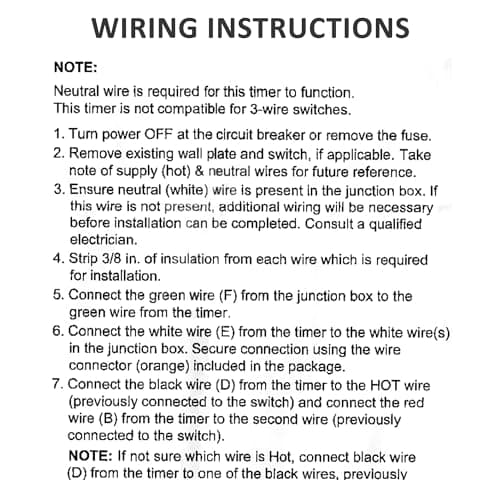 Auto Shut Off Timer for Bathroom Fan: 30-15-10-5 Minute Preset Countdown (White) by Teklectric 7