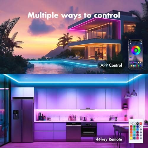 Neon Rope Lights, JIAMEI 20FT RGB LED Strip Lights, App Control, IR Remote, Music Syncing, Outdoor IP67 Waterproof, Flexible Neon Strip Lights Cuttable for Bedroom, Gaming, Party, Outdoors Decor 5