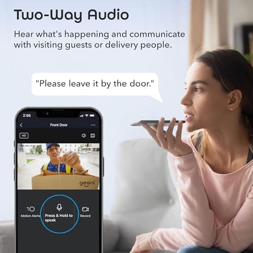 Geeni Hawk 3 1080P Outdoor Security Camera – 1-Pack Weatherproof Outdoor Cameras for Home Security Motion & Sound Detection and Night Vision, Supports Alexa & Google 5