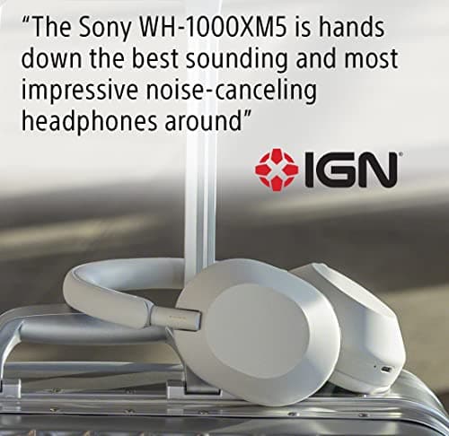 Sony WH-1000XM5 Premium Noise Canceling Headphones, Auto NC Optimizer, 30-Hour Battery, Alexa Voice Control, Midnight Blue 12