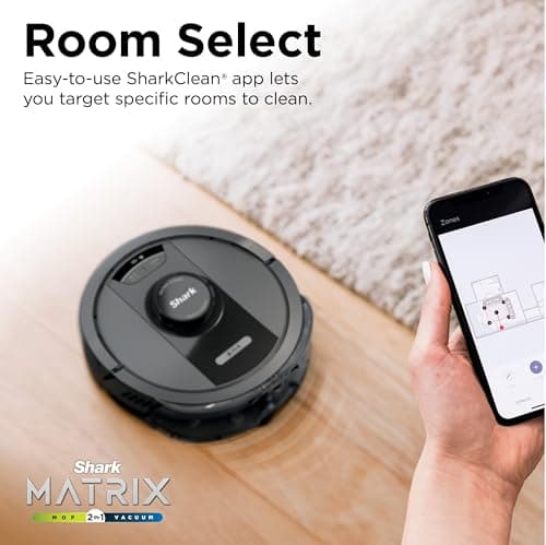 Shark R-RV2400WS Matrix No Spots Missed, Bagless 30-Day Capacity, Precision Home Mapping Self-Empty Robot Vacuum & Mop - Certified Refurbished 9