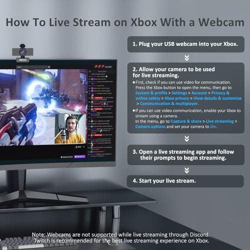 NexiGo N60 1080P Webcam with Microphone, Software Control & Privacy Cover, USB HD Computer Web Camera, Plug and Play, for Zoom/Skype/Teams, Conferencing and Video Calling 7