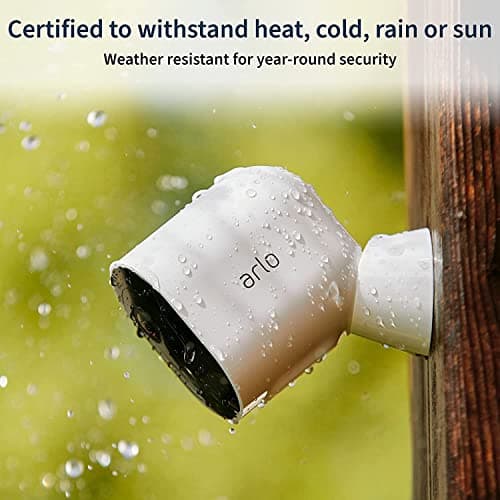 Arlo Pro 4 Spotlight Camera 4 Pack - Wireless Security, 2K Video & HDR, Color Night Vision, 2 Way Audio, Direct to WiFi No Hub Needed, VMC4450P (Renewed) 3