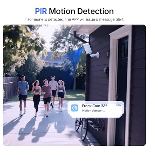 KKB 4G LTE Cellular Security Camera Built-in SIM Card, No WiFi Security Cameras Indoor with PIR Motion Detection, 2K Wireless Outdoor Battery Camera Without Internet, Color Night Vision, 2-Way Audio 6