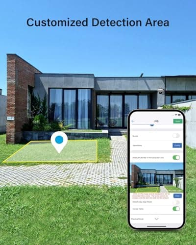 Jennov UltraHD 4K (8MP) PoE Camera Outdoor with 5X Optical Zoom, PTZ IP Dome Security Camera with 350° Pan&90° Tilt, Human Vehicle Detection, 100ft IR Night Vision, IK10/IP67, Work with Videolink APP 8