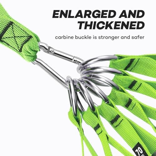 Resistance Bands, 310LBS Heavy Duty Exercise Bands for Working Out, Green Workout Bands with Handles, Stretch Band for Men, Fitness Bands for Home Workouts, Muscle Training, Strength, Slim, Yoga 5