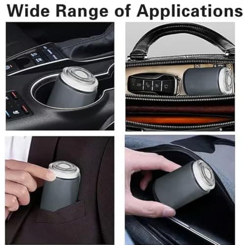 Vishopee - Vishopee Shaver, Vishopee Mini Portable Electric Shaver, Vishopee Razor, Rechargeable Waterproof Wet & Dry Cordless Razor, Pocket Size Washable Electric Shaver for Men (Gray) 7