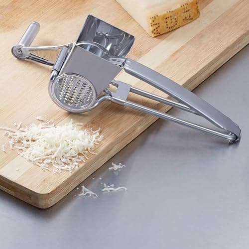 Amazon Basics Stainless Steel Rotary Cheese Grater (Previously AmazonCommercial brand) 5