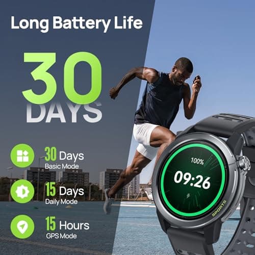 mibro GS Active2 Running GPS Smartwatch with 46mm AMOLED, Lightweight and 15-Day Battery, Supports Training Guidance and Dual-Band GNSS, 150+ Sport Modes (Dark Gray) 6