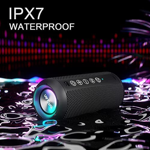 Ortizan Portable Bluetooth Speaker (1nd Gen), IPX7 Waterproof, Wireless, Big Sound and Deep Bass, TWS Pairing, 30Hrs of Playtime, for Home/Party/Outdoor/Beach, Birthday Gifts for Men Women - Black 7