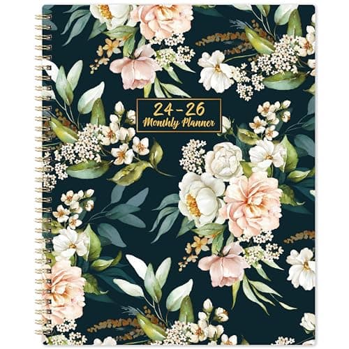 2025-2026 Monthly Planner - JAN. 2025 - JUN. 2026, 9" x 11",18 Months Planner 2025-2026 with Monthly Tabs, Two-Side Pocket, Thick Paper