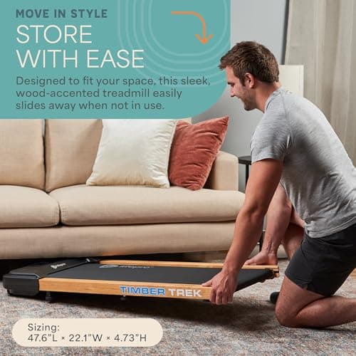 Lifepro Walking Pad Treadmill – 198 lbs Foldable, Under-Desk Treadmill with Adjustable Incline, 47.6” Compact Mini for Jogging, Running & Walking at Home or Office, Easy Storage 5