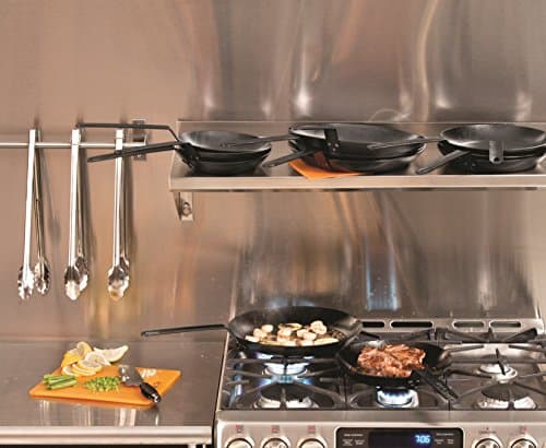 Lodge Pre-Seasoned Carbon Steel Skillet - Use in the Oven, on the Stove, on the Grill, or Over a Campfire - 15 Inch 5