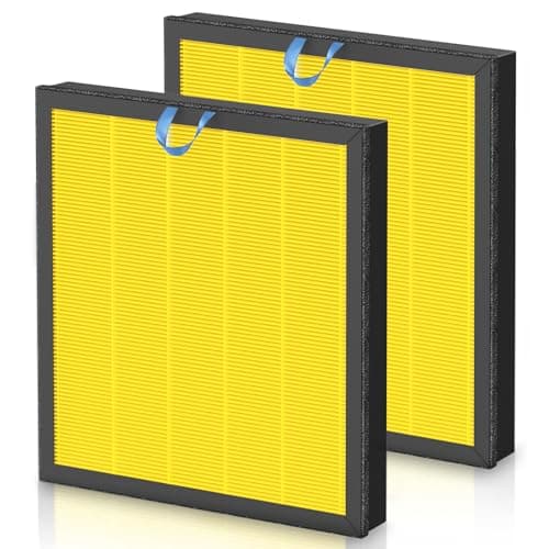 Vital 100S Pet Care Replacement Filter for LEVOIT Vital 100S-P Air Purifier, HEPA and High-Efficiency Activated Carbon Filter for Smoke, Odor, Pollen, Vital 100S-RF-PA, LRF-V102-YUS, Yellow
