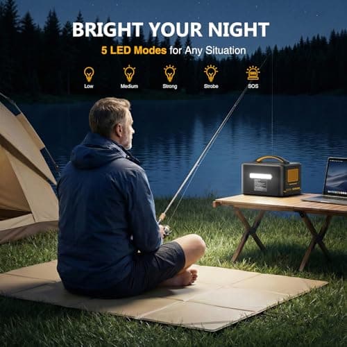 VTOMAN Jump1500X Portable Power Station, 828Wh LiFePO4 Battery Solar Generator with Jump Start, 1500W AC Outlet, 100W PD Type-C, Large Capacity Expandable to 2376Wh for Camping, RV Travel, Home Backup 7