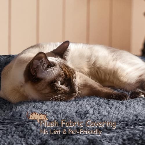 Yaheetech 33.5in Cat Tree Tower for Indoor Cats w/2 Cozy Plush Condos, Oversized Perch & Sisal Scratching Posts, Stable Cat Stand House for Large Cats & Pets 6