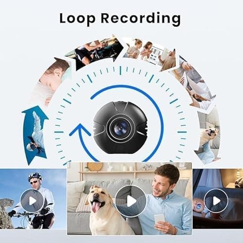 Webookers WB 1080p HD Indoor Camera for HomeSecurity with Night Vision,Smart Security Camera for BabyMonitor.Phone App(iwFcam)-222 7