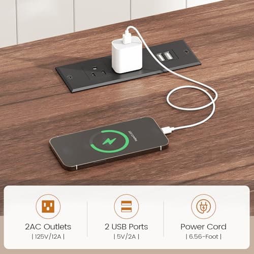 SEDETA Farmhouse L Shaped Standing Desk, 55 inch Height Adjustable Corner Desk with Storage Drawers, Standing Computer Desks with Power Outlets for Home Office, White 7