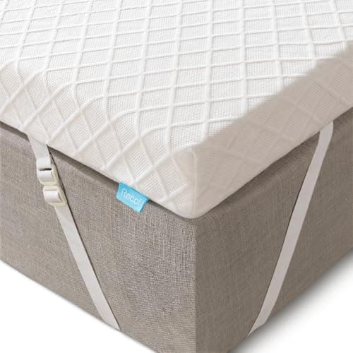 RECCI Memory Foam Mattress Topper, Pressure-Relieving Mattress Topper for Back Pain, Non-Slip Design with Removable & Washable Cover, CertiPUR-US Certified, 3 Inch Twin 7