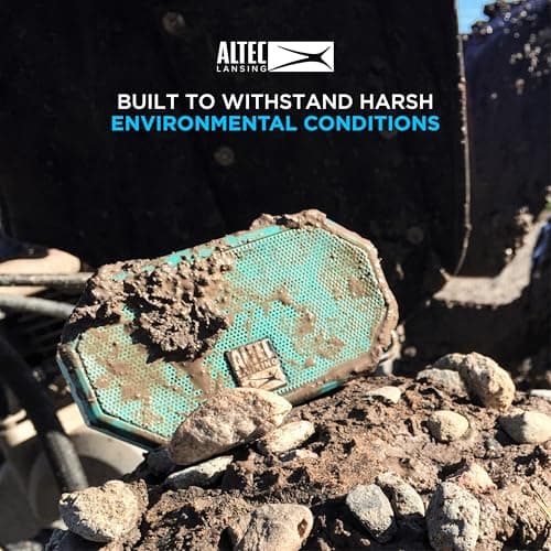 Altec Lansing Mini H2O - Waterproof Bluetooth Speaker, IP67 Certified & Floats in Water, Compact & Portable Speaker for Hiking, Camping, Pool, and Beach 9