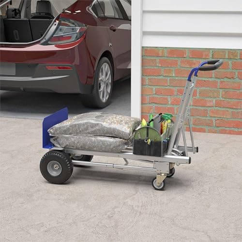 COSCO 12325BLU1E 3-in-1 Hybrid Convertible Hand Truck, Blue 8