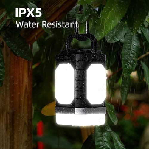Sinvitron Camping Lantern Rechargeable–30,000mAh Portable Camping Lights, QC3.0 Fast Charging,1000 Lumens,350H Runtime,IPX5 Waterproof Emergency Light for Hurricanes,Power Outages,Camping 6