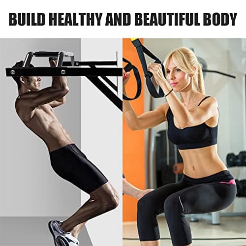 ptlsy Wall Mounted Pull Up Bar with Multi Grip for Pull-up Chin-up Multifunctional Heavy Duty Chin Up Bar Ideal for Home Gym Fitness and Workouts Cross-Training Full Body Strength Training 6