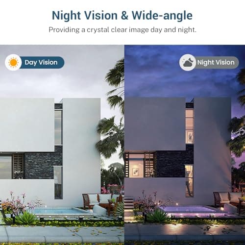 Wireless Wi-Fi Video Doorbell Camera with AI Motion Detection, 2 Way Audio, Night Vision, Cloud Storage, 2.4GHz Wi-Fi Only, Battery Powered 5