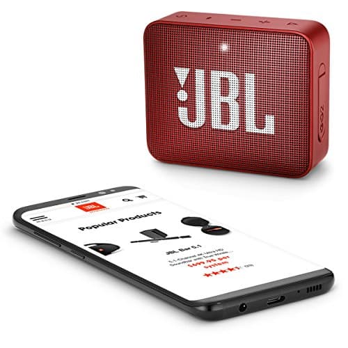 JBL GO2 - Waterproof Ultra Portable Bluetooth Speaker - Red 5