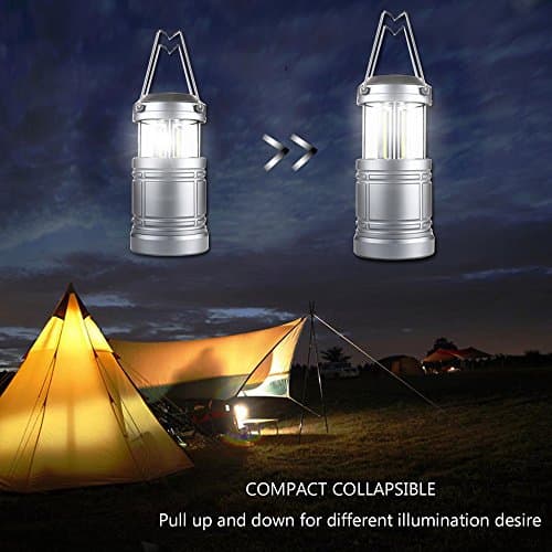 2 Pack Camping Lantern 500 Lumens Collapsible Portable LED Lantern for Emergency, Hurricane, Storms, Outage 4