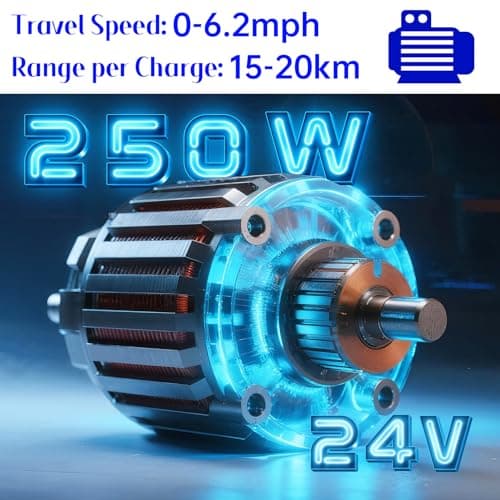 Mobility Scooter for Adults,4 Wheel Mobility Scooter,15 Miles Range,300LBS Capacity,Lightweight and Portable,with LED Headlights and Basket,Charger Included,Gifts Suitable for Elders,Blue 7