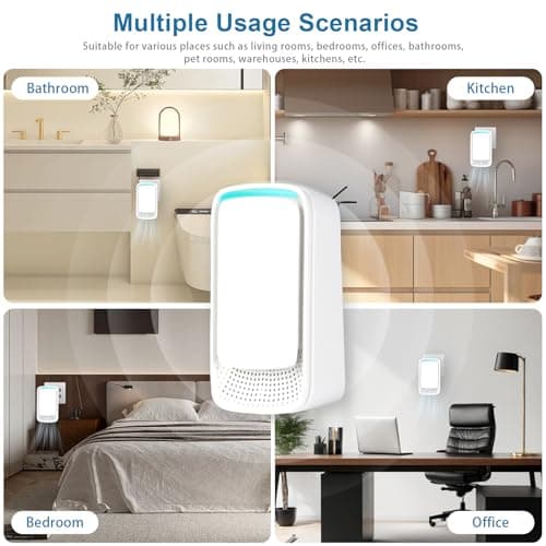 KLVEU Negative Ion Plug in Air Purifier,Ionic Air Purifiers for Home, Bedroom, Office, Mini Portable Air ionizers for Home Plug in (4PCS) 6