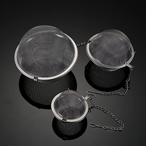 2PCS Premium Tea Infusers for Loose Leaf Tea - Upgraded Tea Strainers and Tea Balls for Flavoring Herbal Spices and Seasonings 7