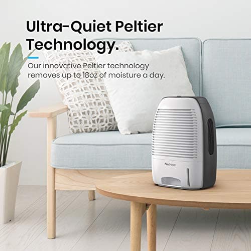 Pro Breeze Premium Electric Dehumidifiers for Bathroom Small, 2200 Cubic Feet (250 sq ft), 52oz, Compact & Portable for Humidity in Home, Basement, Bedroom, Office, RV, Garage - Dehumidifiers for Home 6