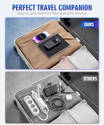 LOVELEDI Portable-Charger-Power-Bank - 15000mAh Power Bank Supports PD 30W Fast Charging Built-in AC Wall Plug and 2 Output Cables with LED Display for iPhone iPad and Most Electronic Devices(Black) 7