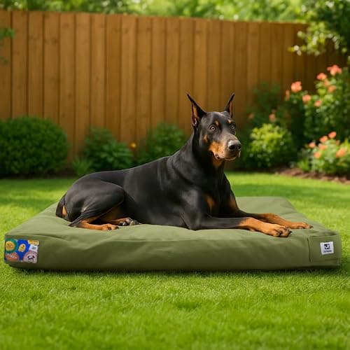 Sytopia 42-Inch Canvas Outdoor Dog Bed for Extra Large Dogs