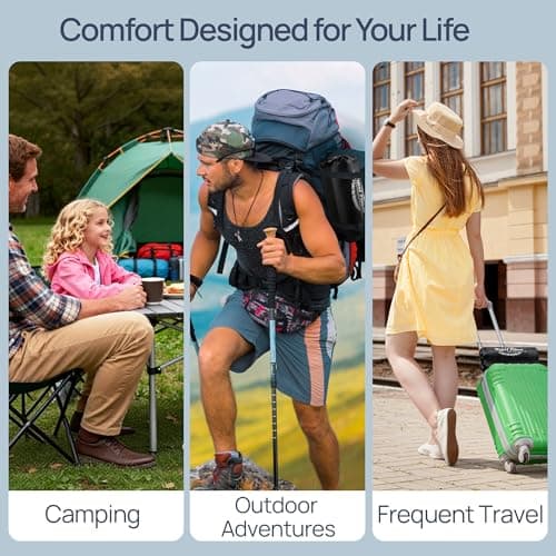 Small Cooling Memory Foam Pillow for Travel & Camping, Compressible Adjustable Pillow for Medium Firm Neck Knee Lumbar Support,Washable, Ideal Sleeping, Car, Airplane, Toddler & Backpacking, Gifts 8