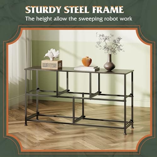 WLIVE Dresser for Bedroom with 5 Drawers, Wide Chest of Drawers, Fabric Dresser, Storage Organizer Unit with Fabric Bins for Closet, Living Room, Hallway, Charcoal Black 7