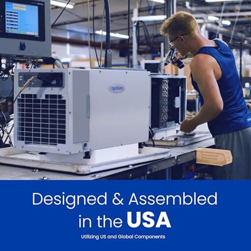 AprilAire E080 Pro 80-Pint Whole-House Dehumidifier, Energy Star Certified, Commercial-Grade for Basement, Crawlspace or Whole House up to 4,400 sq. ft. 13