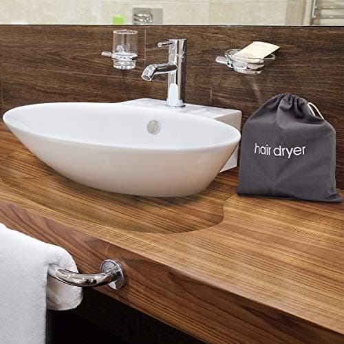 Senkary Hair Dryer Bags Drawstring Hairdryer Travel Bag Cotton Hair Dryer Storage Bag, 11.8 Inch by 13.8 Inch (Dark Gray) 6