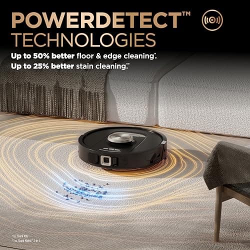 Shark Robot Vacuum & Mop Combo, PowerDetect NeverTouch Pro, Self-Emptying, Self-Refill with Self-Clean Pad Wash & Dry, 60-Day Debris Capacity, 30-Day Refill Tank, 5 Technologies 7