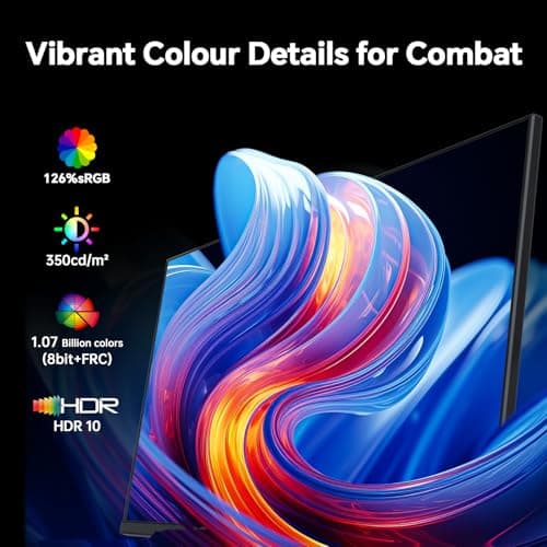 KTC 24" Gaming Monitor 180Hz 144hz Monitor QHD(2560x1440p) l Up to 1MS | Fast IPS Monitor |122% SRGB | 2X DP & 2X HDM| Tilt Xbox PS5 Switch|100×100mm VESA Compatible 5