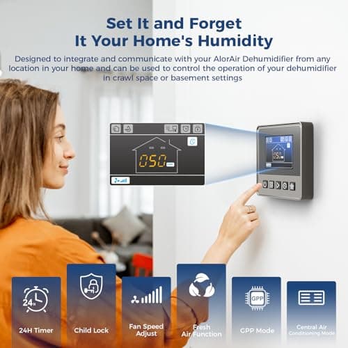 ALORAIR Whole House Dehumidifier, 90 PPD Commercial Grade Whole Home Dehumidifiers for Garages, Water Damage Restoration, 2300 Sq.Ft dehumidifiers for Crawl Space 6